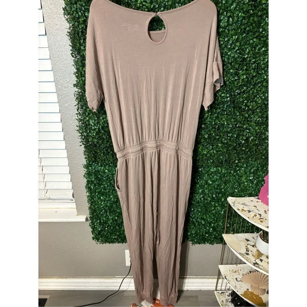 Albion Tan Jumpsuit Size Large Jogger - Image 4