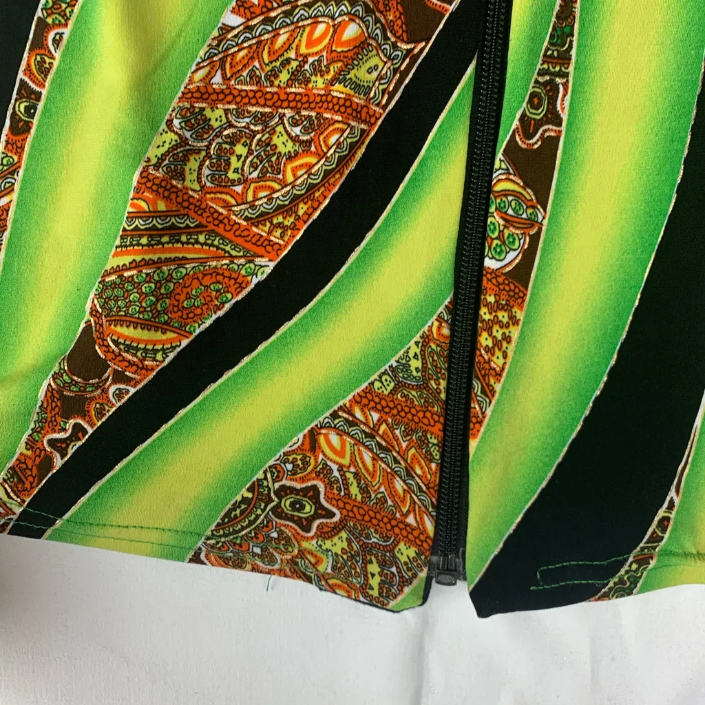 1849 Authentic Ranchwear size small show riding long sleeve shirt green black us - Image 7