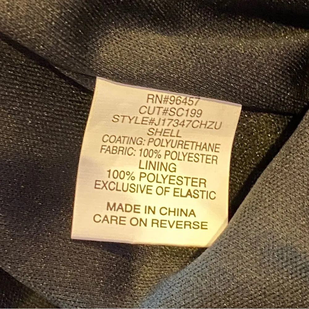 Stitch & Pine Black Vegan Faux Leather Crop Top Bustier Corset Tank NWT Large - Image 6