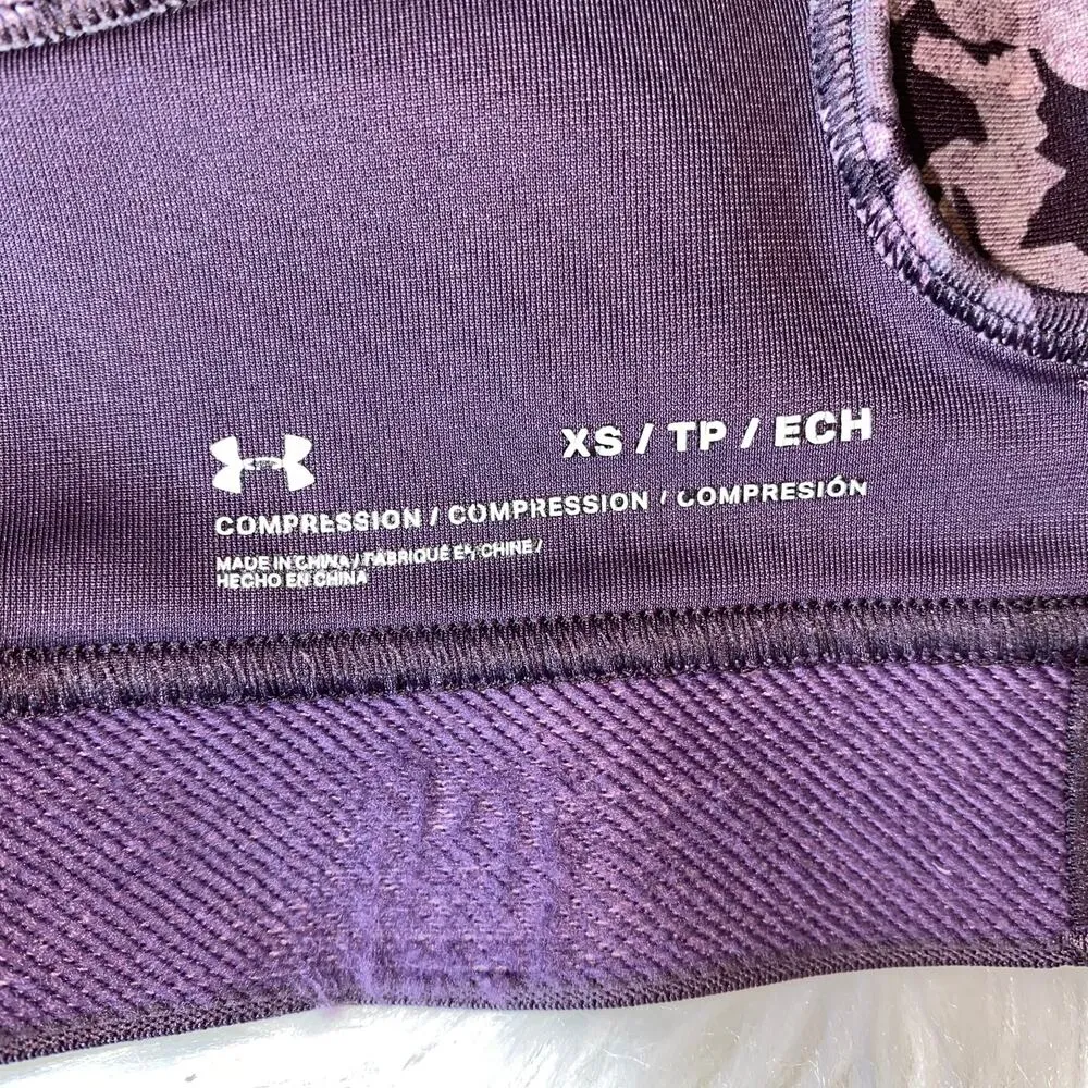Under Armour Crossback Camo Splatter Sports Bra XS - Image 4