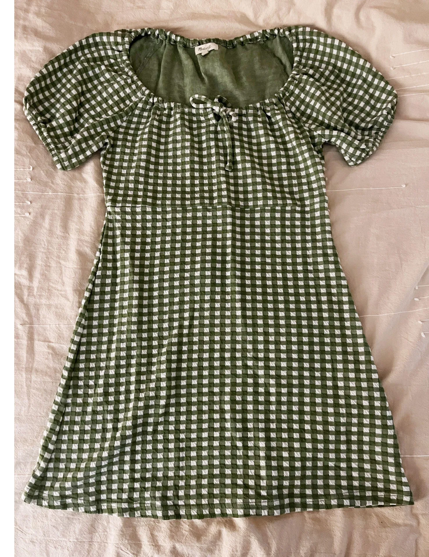 Madewell Gingham Check Dress - Image 4