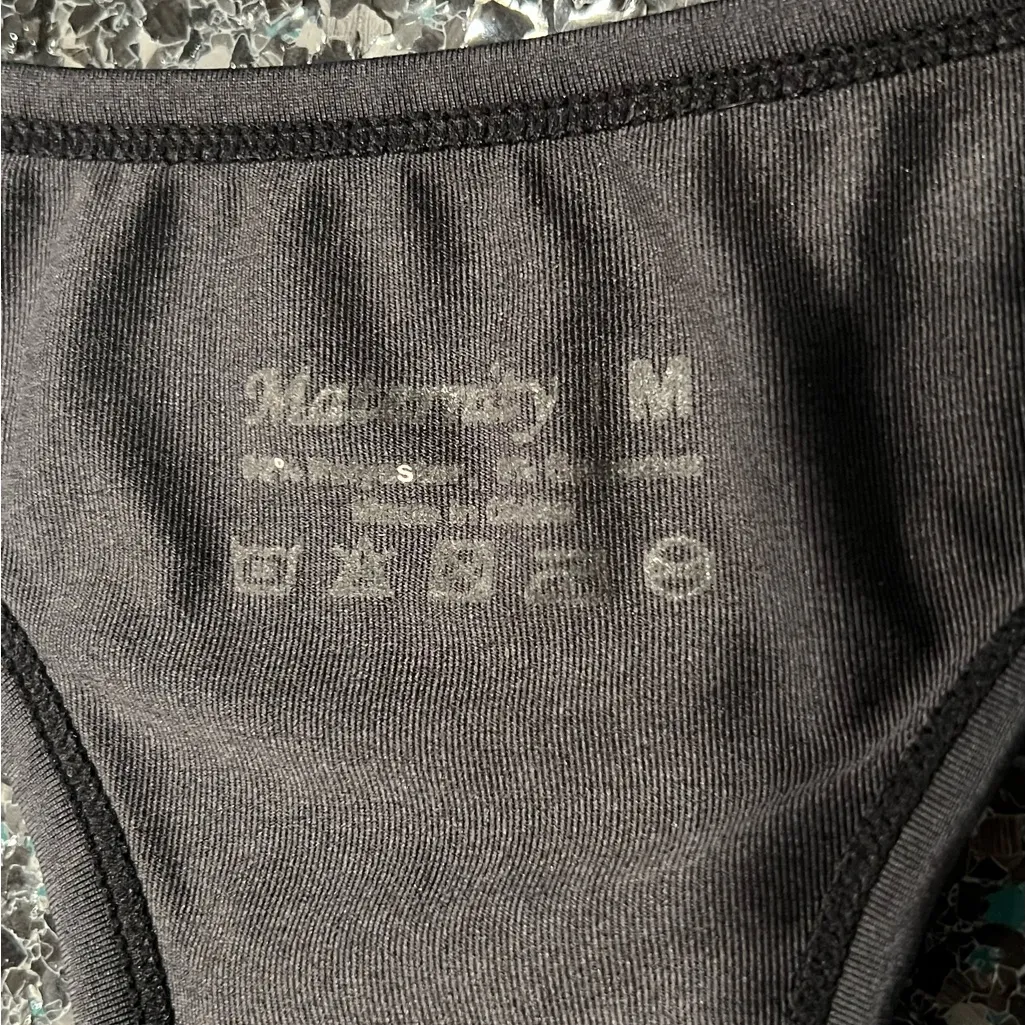 Women’s Medium Maternity Racerback Athletic Tank Top - Image 2