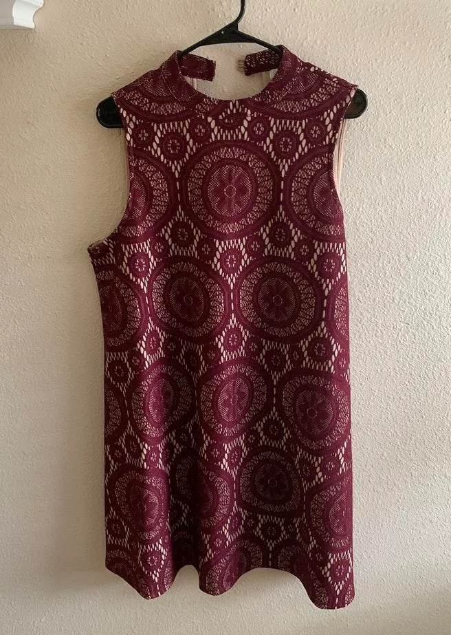 Red Halter Top Dress Size XL - Image 2