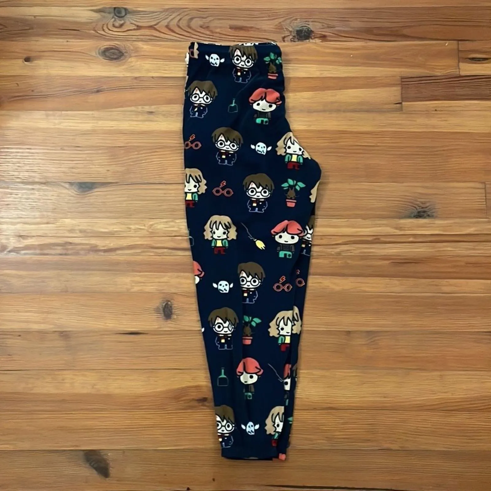 Harry Potter Blue Cove Pajama Jogger Bottoms Womens Size Medium (8 - Image 5