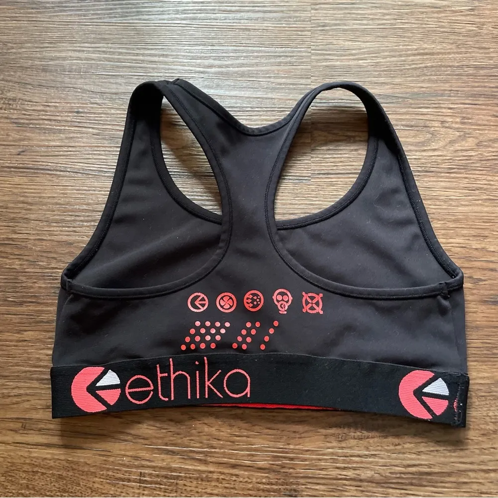 Ethika Subzero Performance Sports Bra Black Sz Small - Image 8