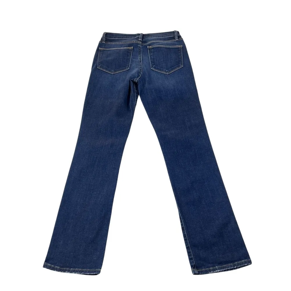 FRAME Denim Le High Straight Blue Jeans - Image 13