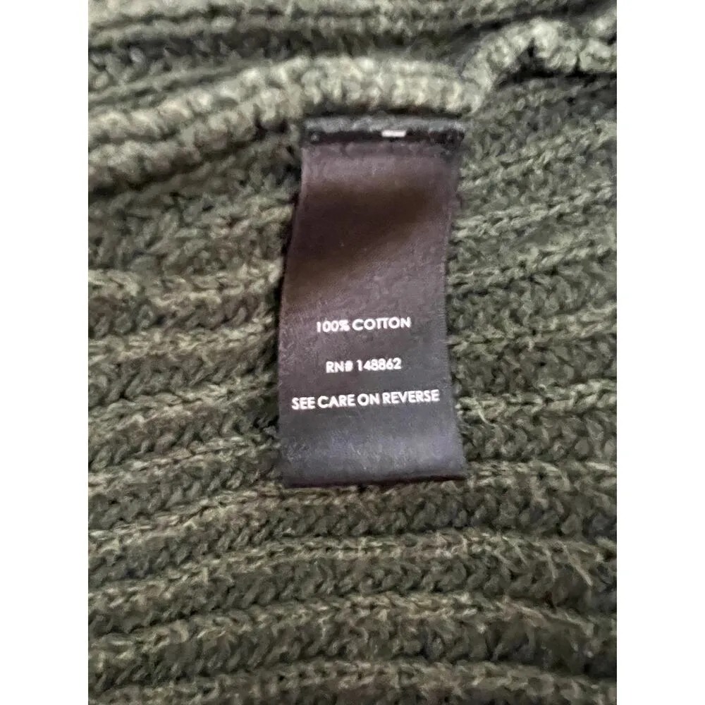 Torrid womens size 3 sweater green ribbed knit lace-up sleeves - Image 8