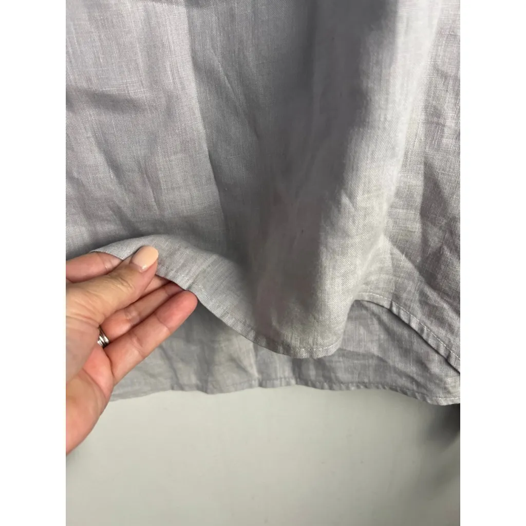 Women's La Fixsun Linen Tank Top Size S Gray - Image 4