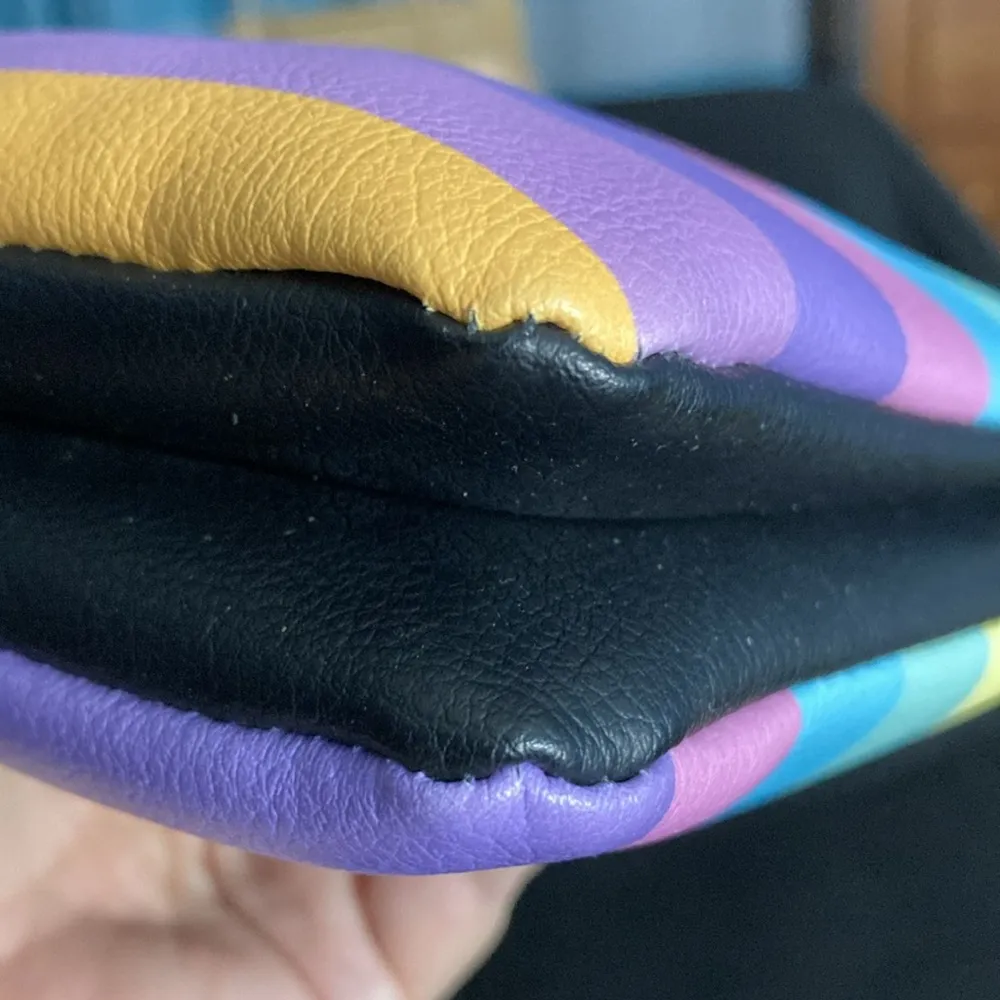 Betsy Johnson Rainbow Cat Bag. NWOT Never used. 9” Long x 6” Wide x 6” Deep. - Image 3