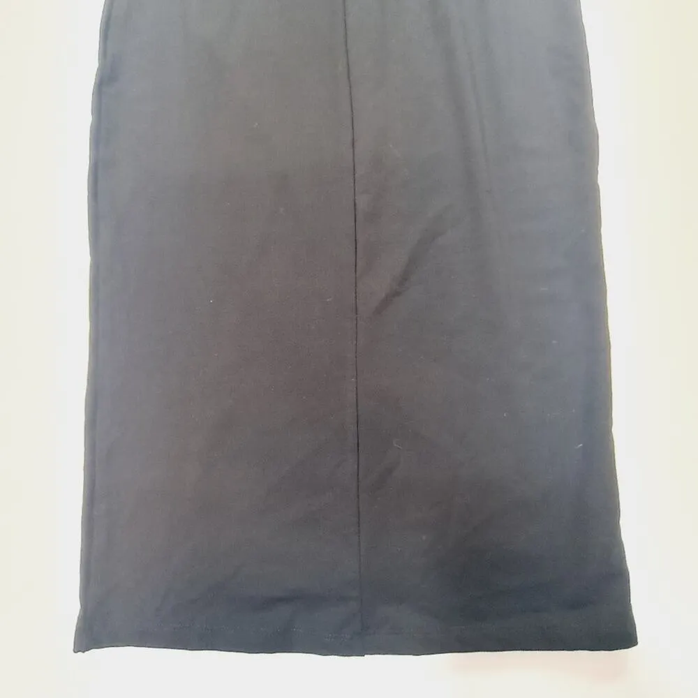 HATCH The Maternity Body Halter Dress in Black XS - Image 8