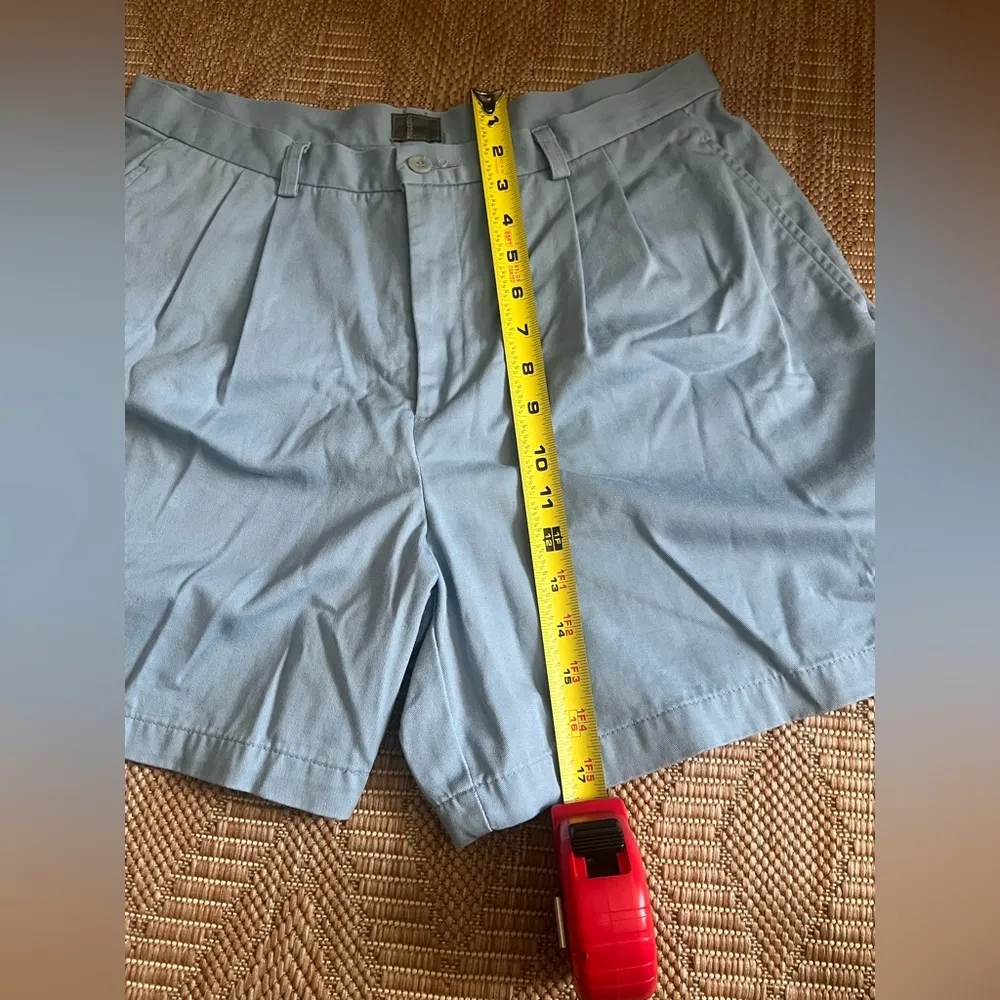 Docker's Women's Original Pleated Light Blue Recode Shorts,Size 12 - Image 3