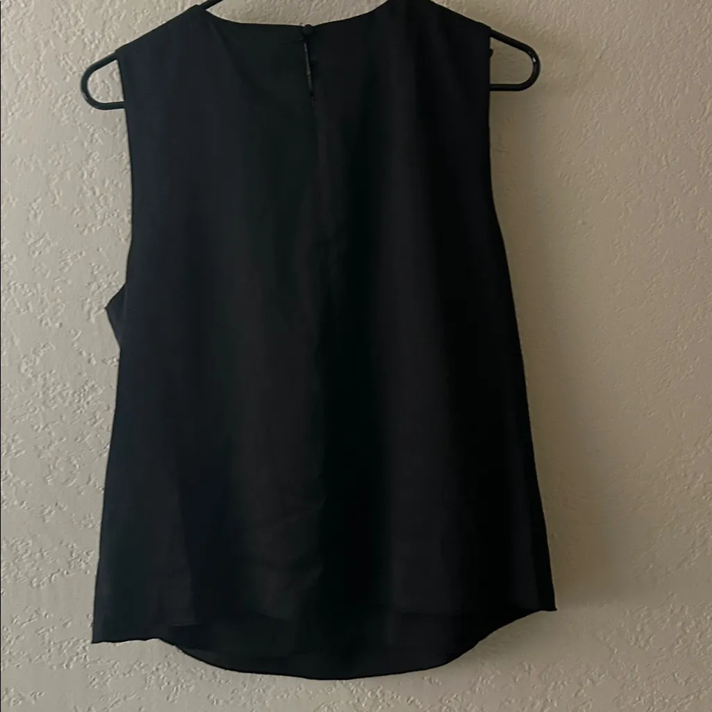 Milly Black Sleeveless Blouse - Image 3