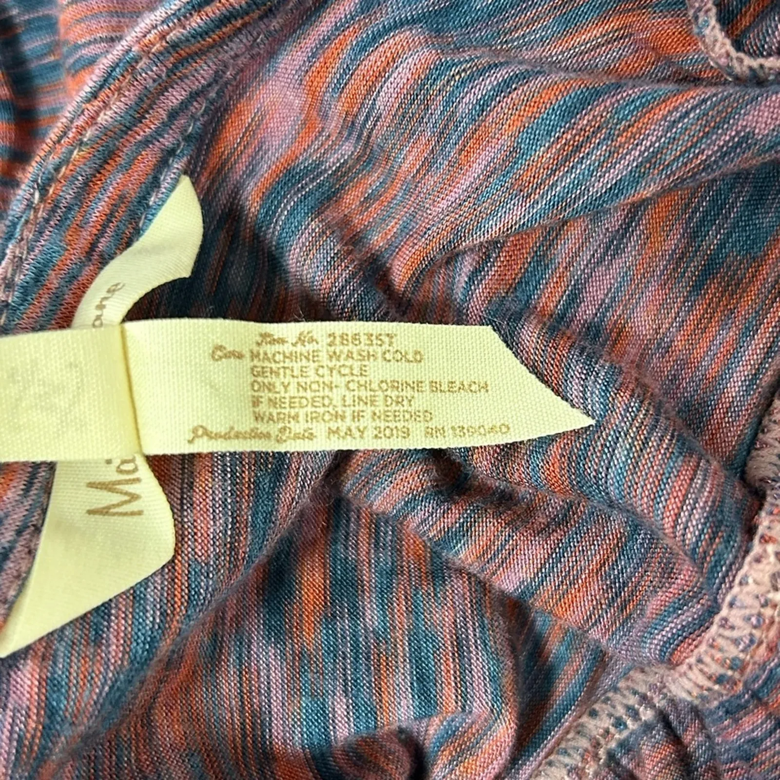 Matilda Moments With You Space Dye Planetarium Tunic Top Size M - Image 13