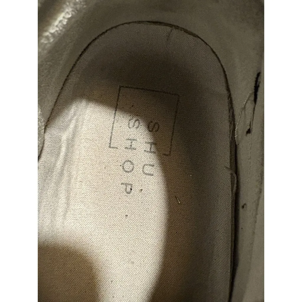 SHU SHOP Rooney High Top Black Snake Print Glitter Star Suede Sneakers Size 6 - Image 6