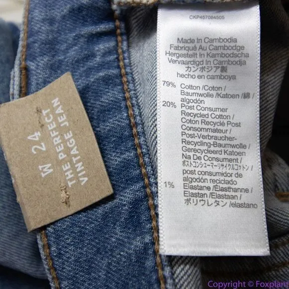 NEW Madewell The Perfect‎ Vintage Jean in Denman Wash, 24 - Image 17