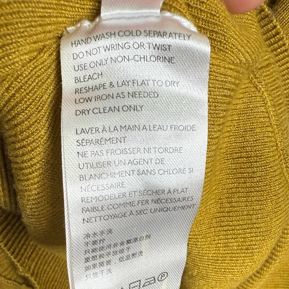 Anthropologie Saturday Sunday Freya Tunic Sweater Dress in Mustard W1580 Sz XS - Image 7