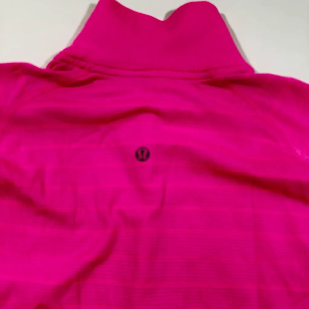 Lululemon Run Swiftly Tech 1/2 Zip Shirt Heathered Raspberry Glo Light - Image 4