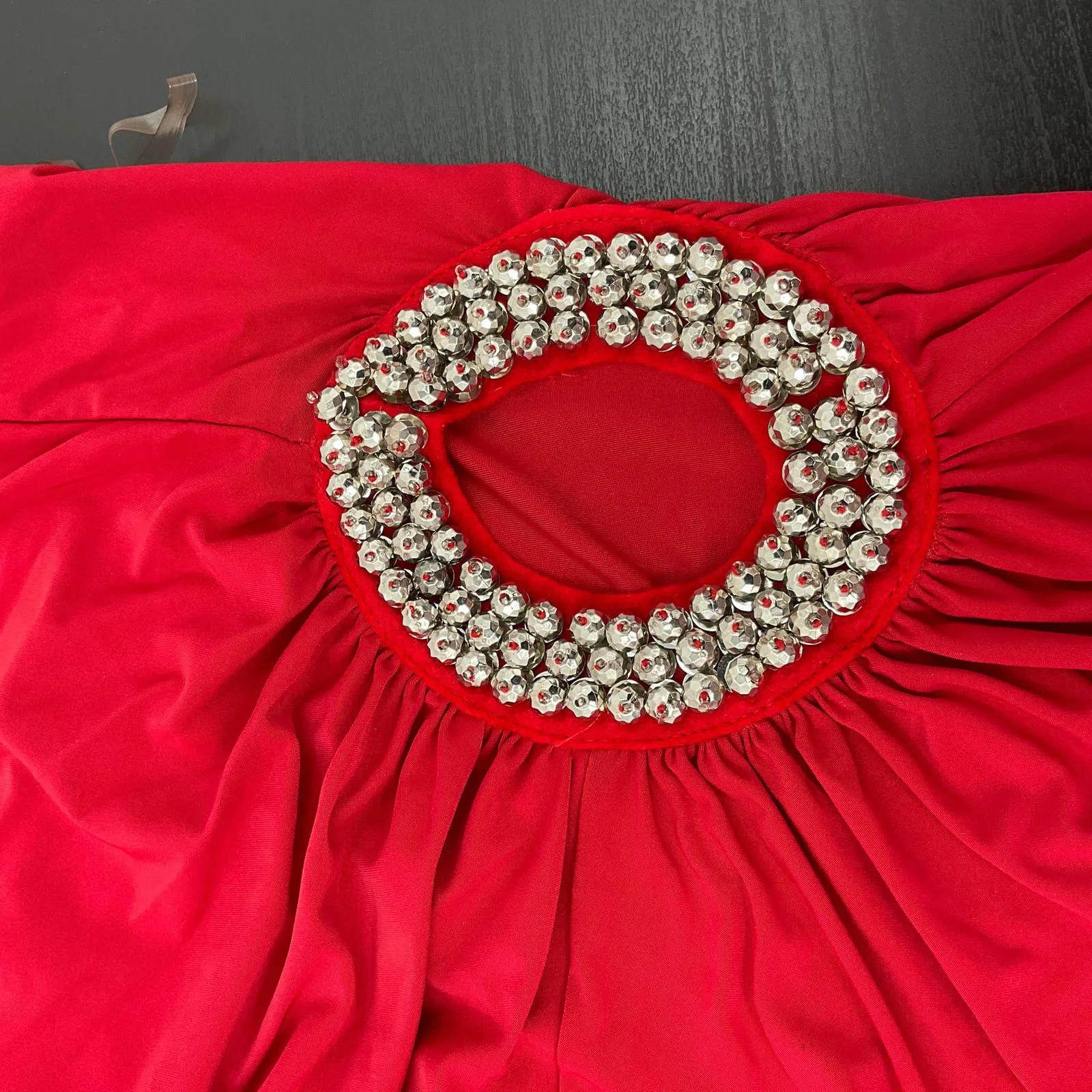 Womens Size Large‎ Red one should dress (X171) - Image 4