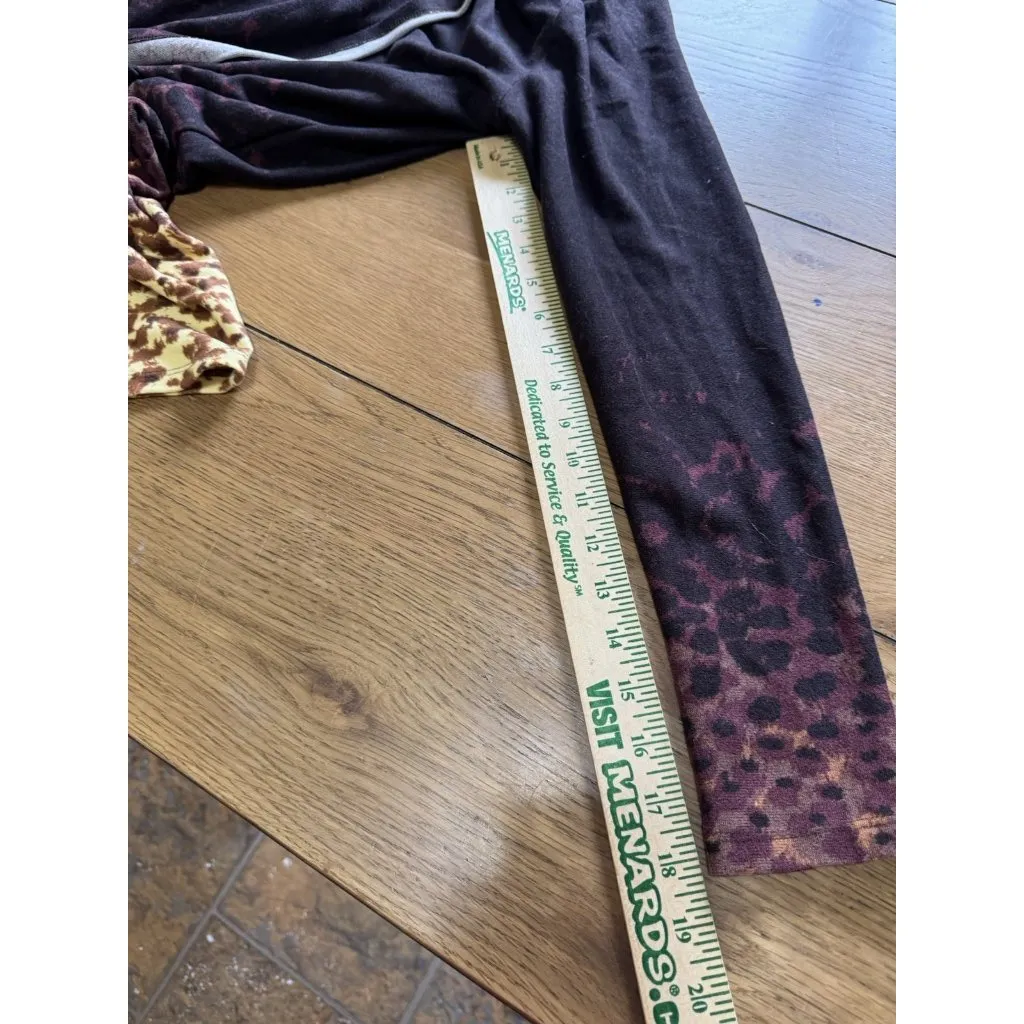 LulaRoe Women Size Large Open‎ Front Cardigan Pockets Cheetah Teacher - Image 8