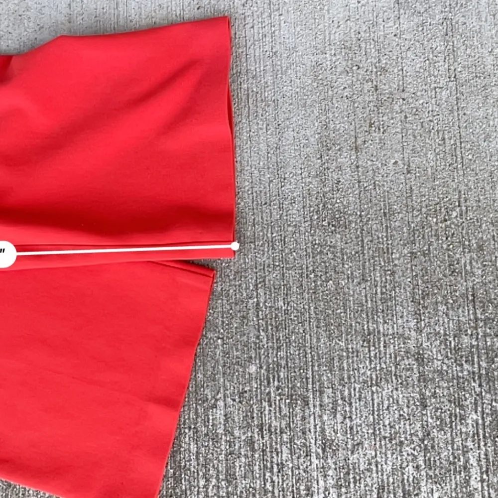 Trina Turk pants tomato red wide leg women size 2 - Image 10