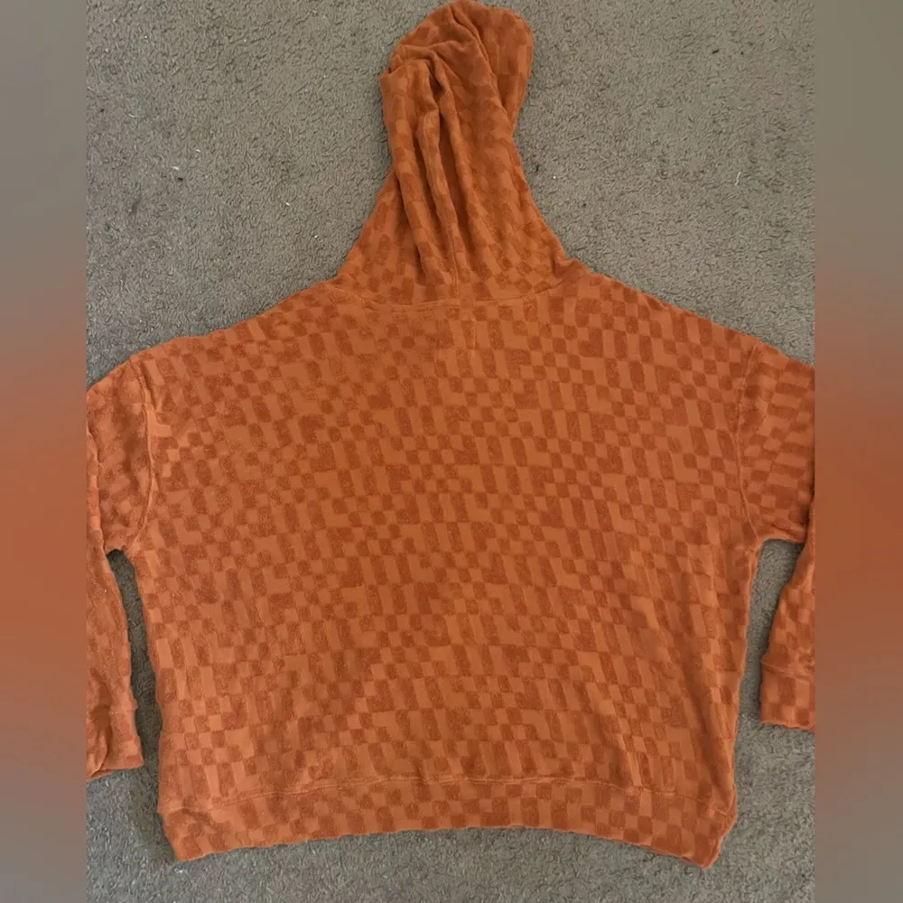 NWOT Billabong Cotton Terry Cloth Towel Hoodie Sweatshirt - Image 3