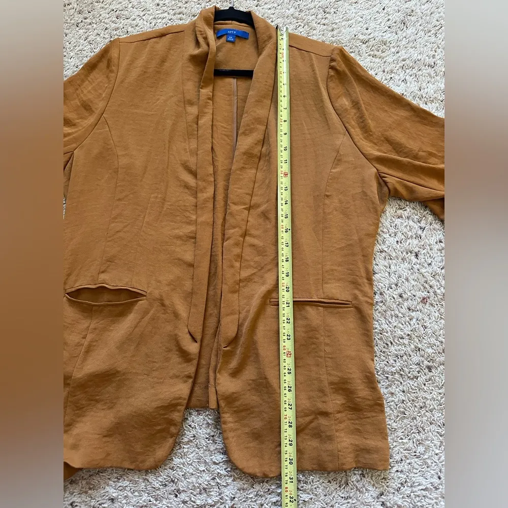 Apt. 9 Women's Shawl-Collar Pleat-Sleeve Blazer, Size XXL - Image 5