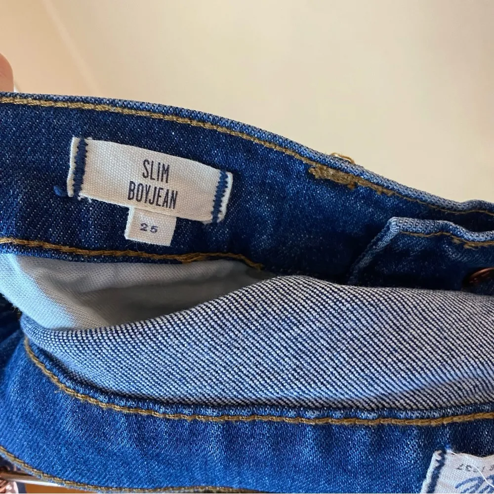 Madewell The Slim Boyjean Raw Hem Edition Size 25 - Image 4