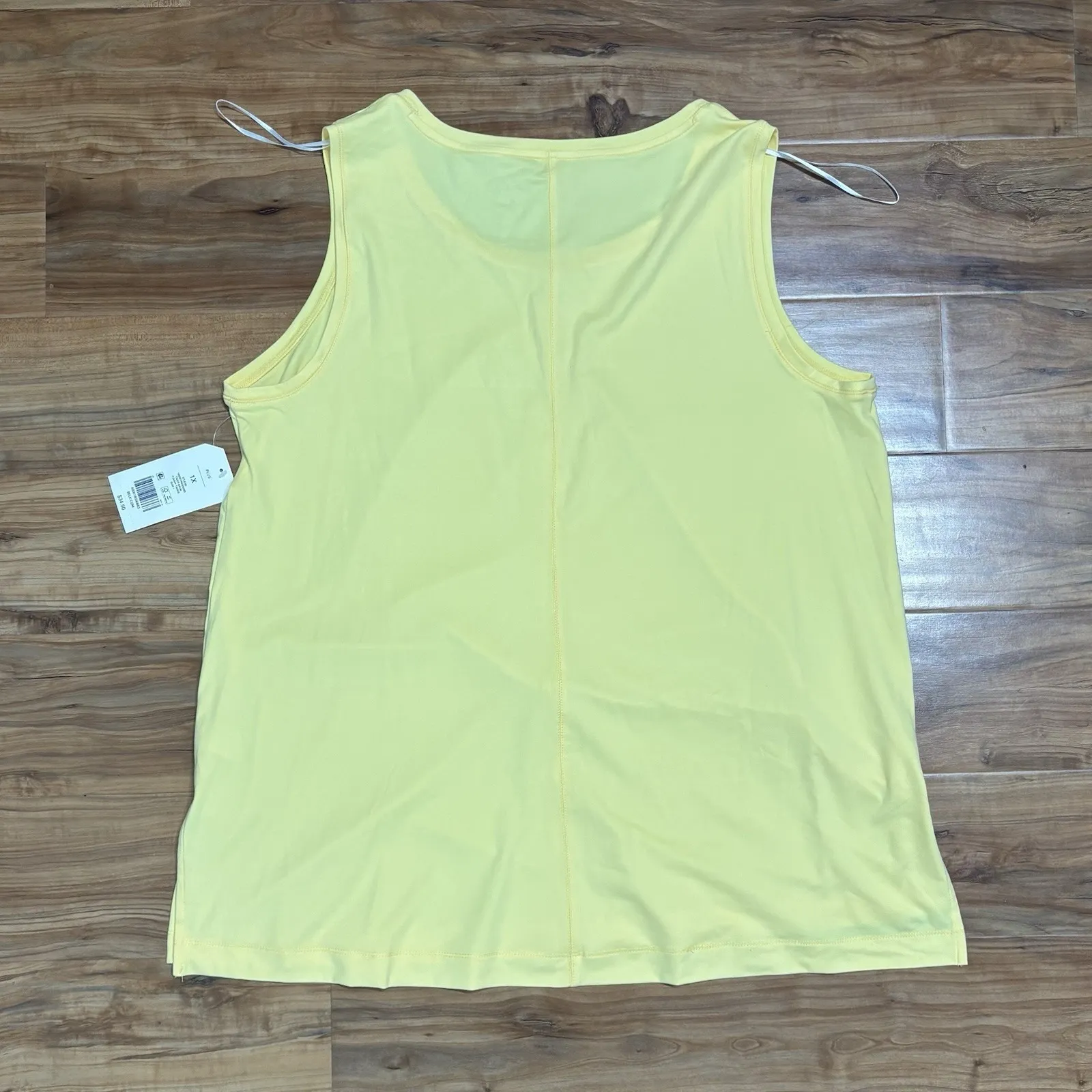 Wonderly Studio‎ Womens Tank Top Sleeveless Yellow NWT Ladies 1X New Soft - Image 5