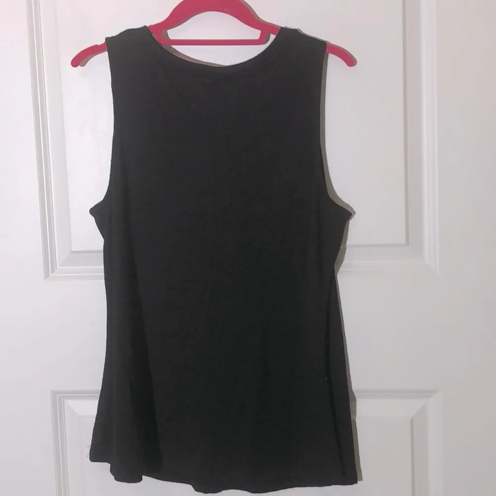 Cupio Black Knit Tank Top Large - Image 2