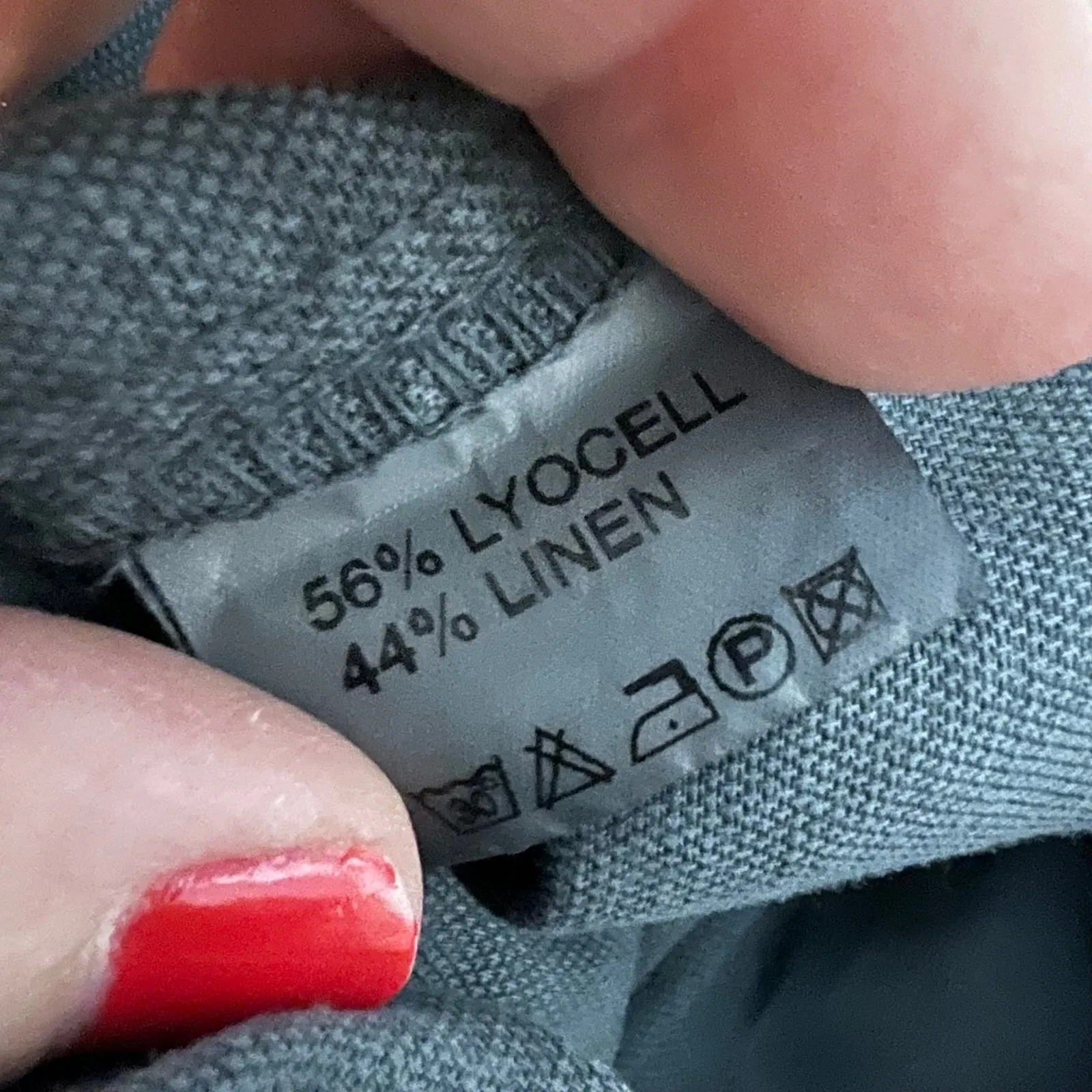 LURDES BERGADA Harem Trousers Pant Size S Cropped Drop Crotch Linen Blend NWT Green - Image 11