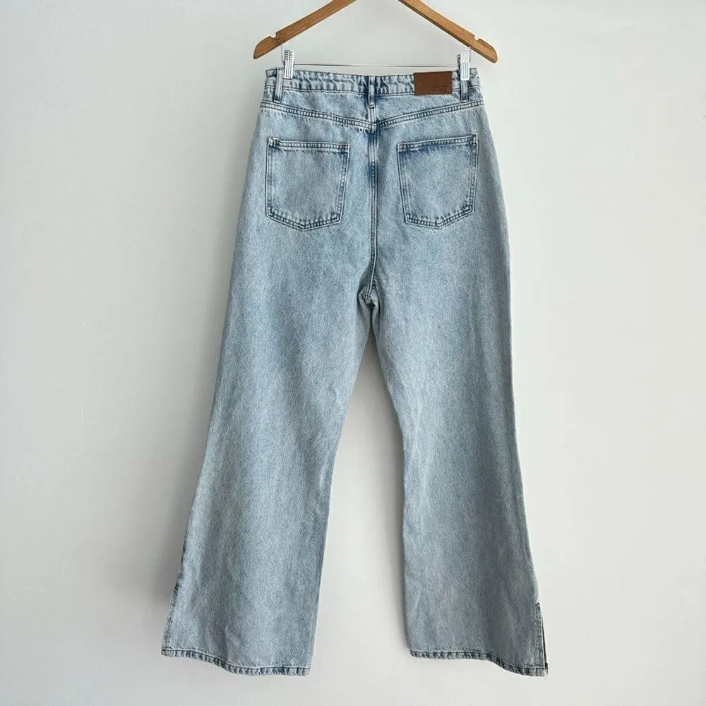 NWT Nasty Gal High Waist Wide Leg Cut Out Jeans - Image 6