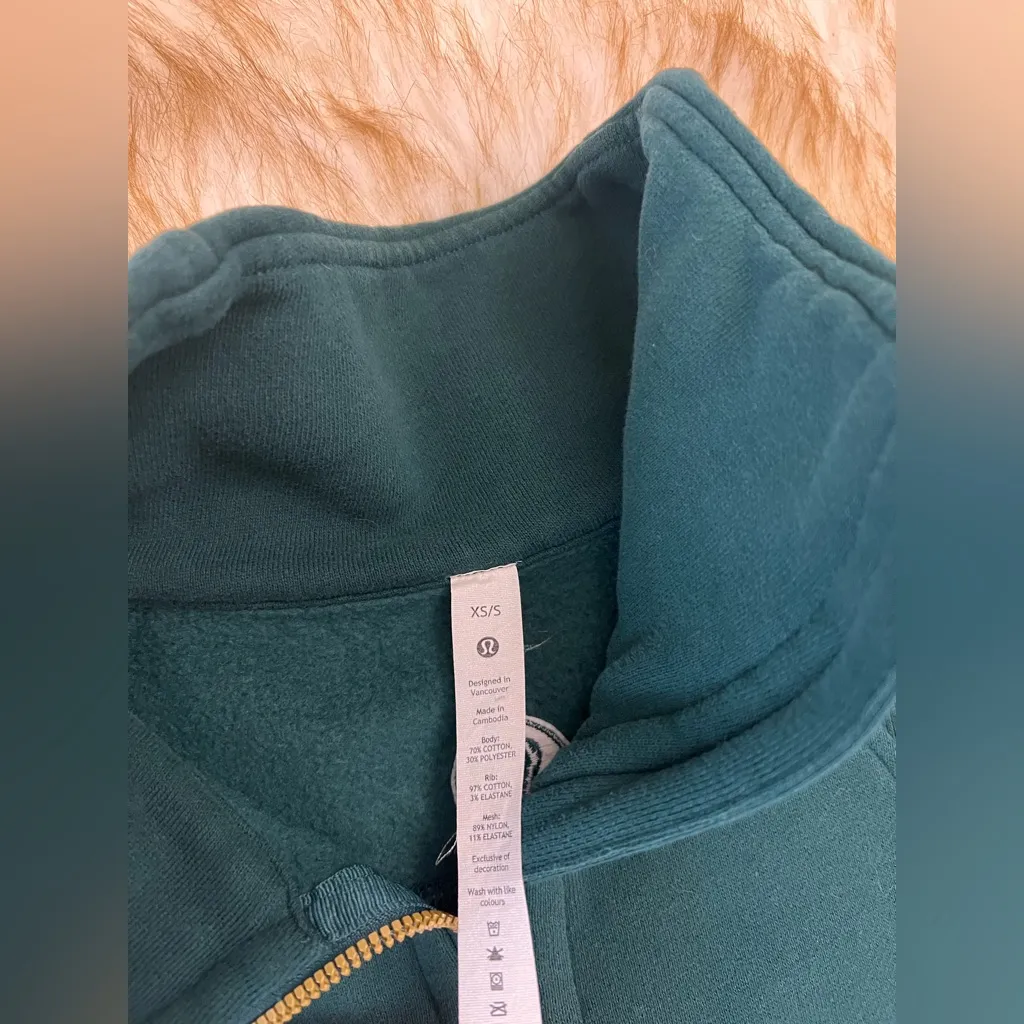Lululemon  Scuba Oversized Funnel Neck Half Zip Pullover – XS/S - Image 5