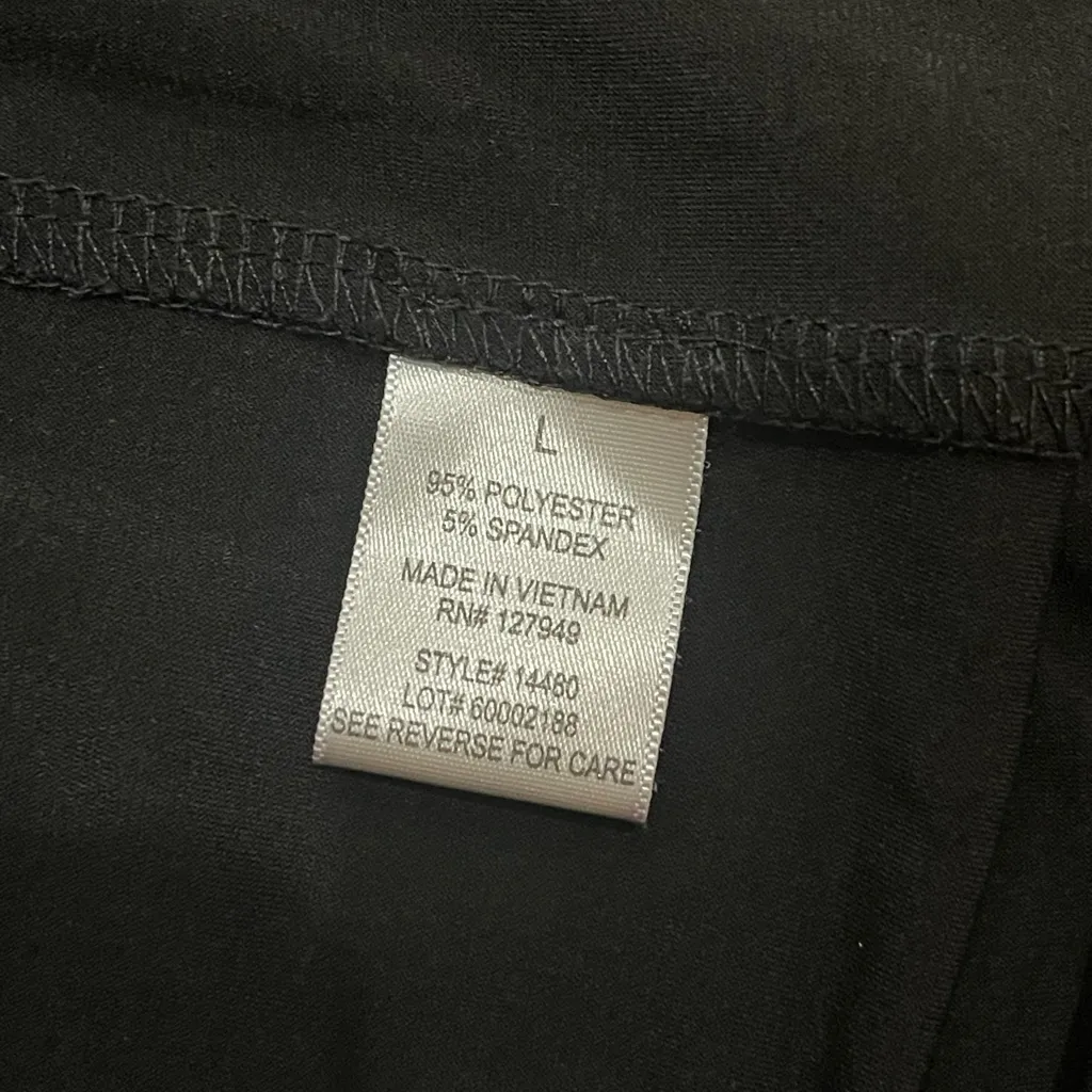 Emma & Michele Black Long Sleeve Dress - Image 10