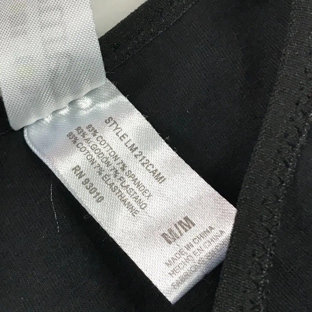 Lamaze‎ Women's Maternity Nursing Camisole Size Medium Knit Black Breast Feeding - Image 9