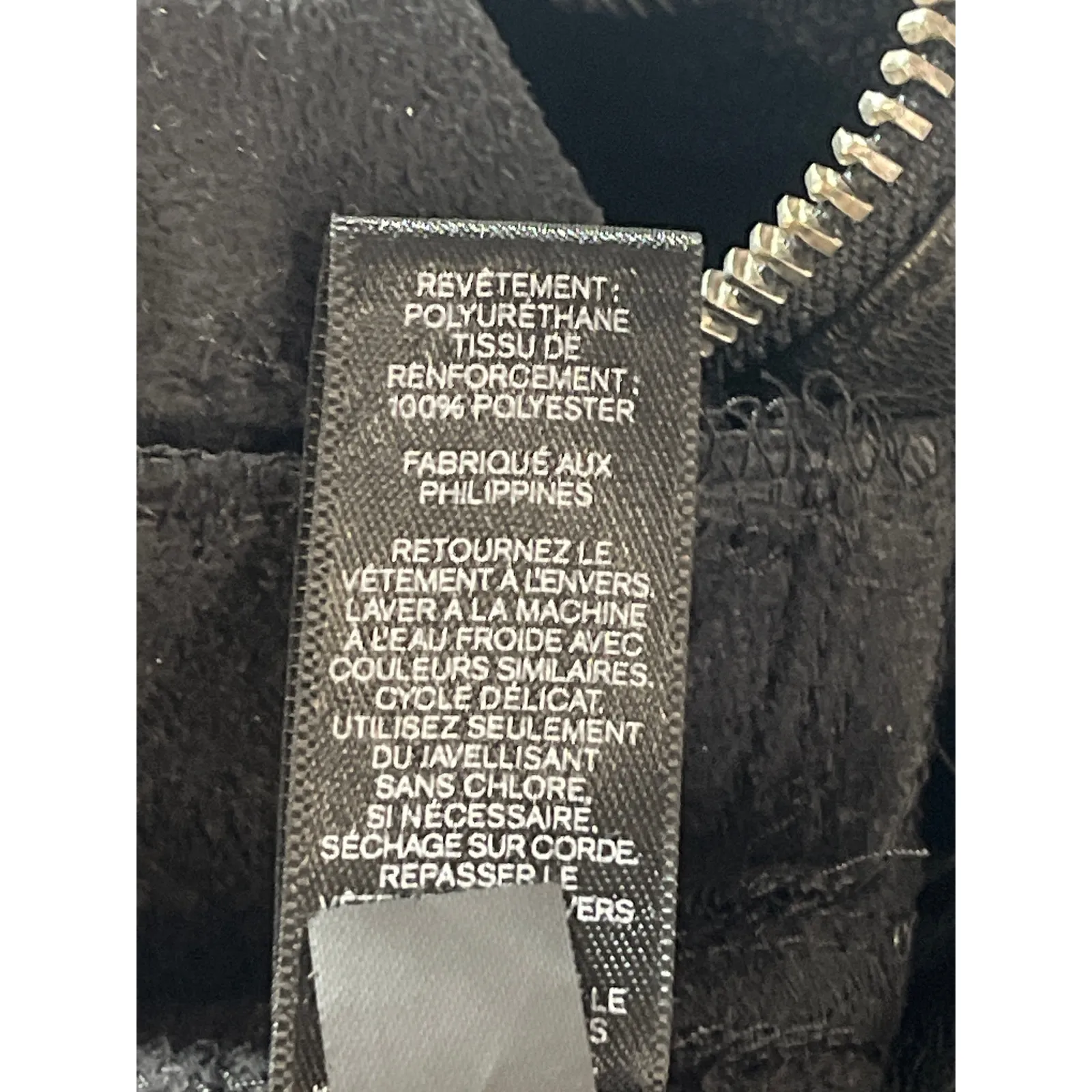 Express Women's Black Faux Leather Vegan Asymmetric Zip Pencil Mini Skirt Size 2 - Image 6