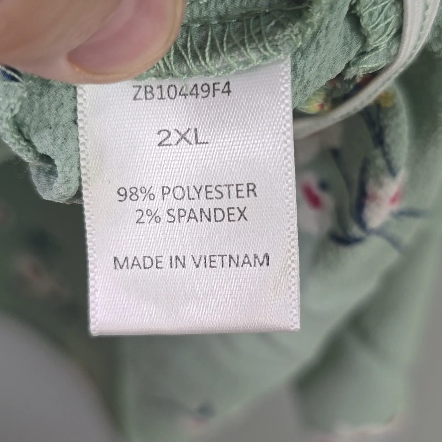 Zenobia Green Floral Camisole - Image 4