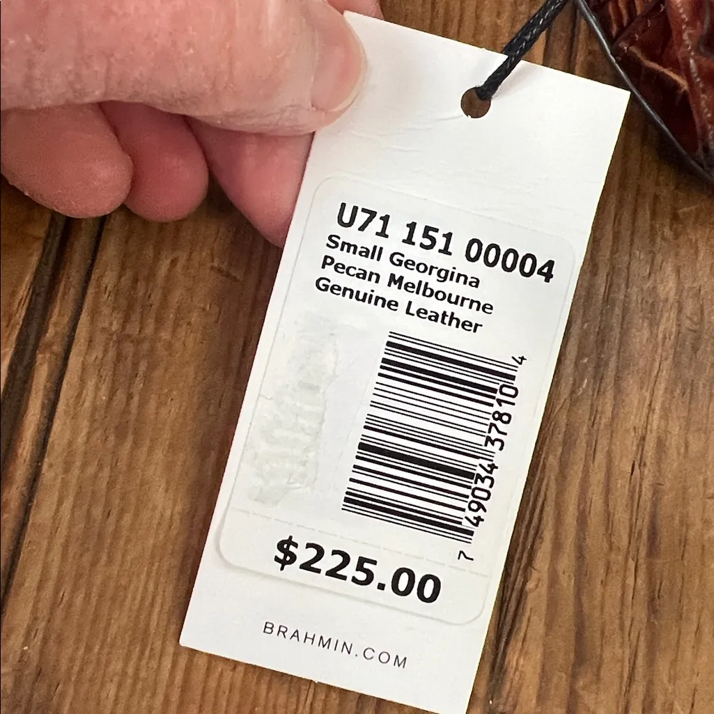 Brahmin small Georgiana Crossbody Bag in pecan Melbourne new NWT - Image 5