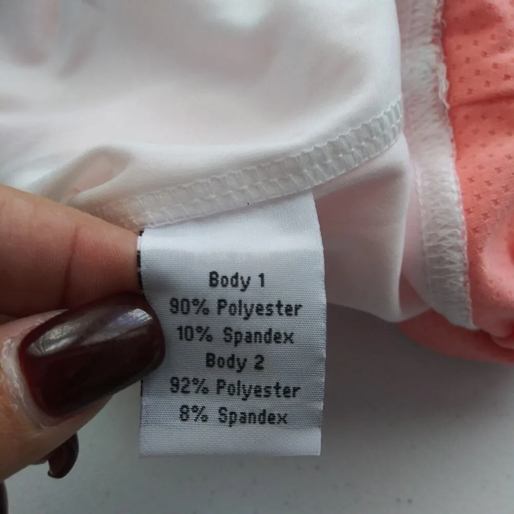 GGblue Luxe Sport Golf Skort White Orange Sport Athletic Size L Size L - Image 9