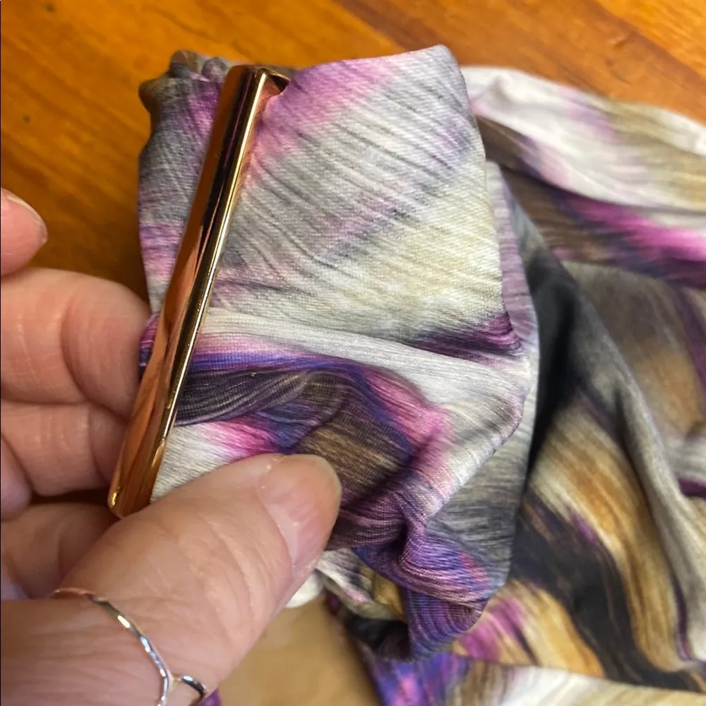 Stylish Multicolor Bikini Set by CIA MARITIMA Purple - Image 3