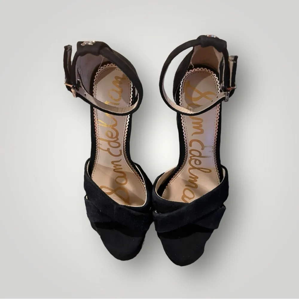 Sam Edelman - Black Yancy Block Heel
Ankle Strap Sandal size- 6.5 - Image 5