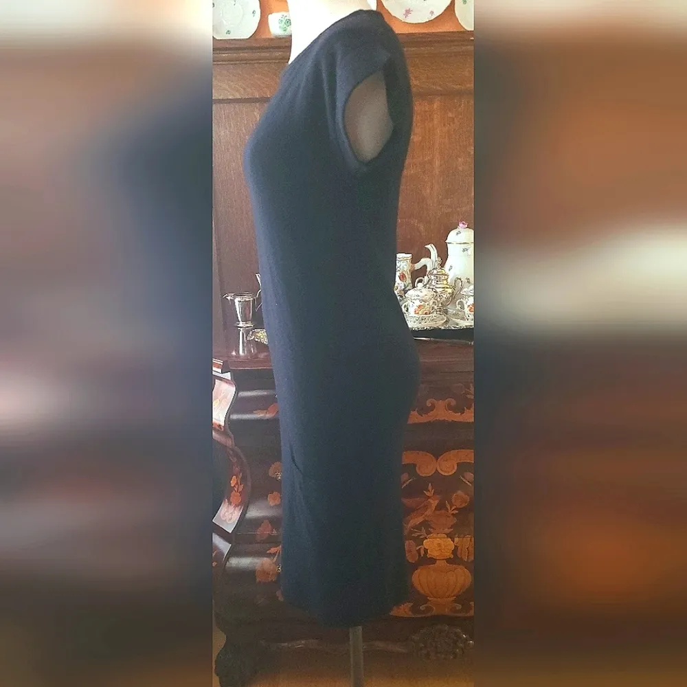 UCO Benetton Black Wool & Angora Sweater Midi Dress - Image 2