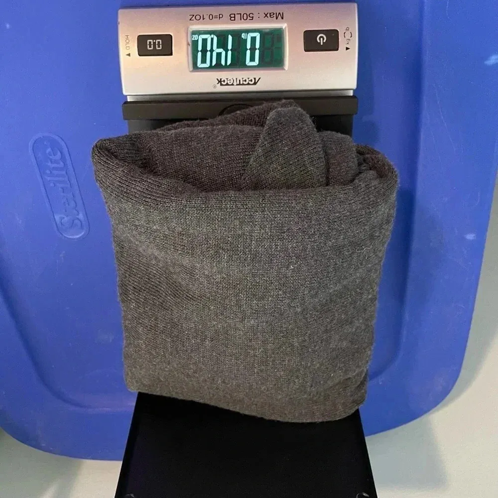 ASOS  split side turtleneck grey sweater‎ size 6 -B12 - Image 9