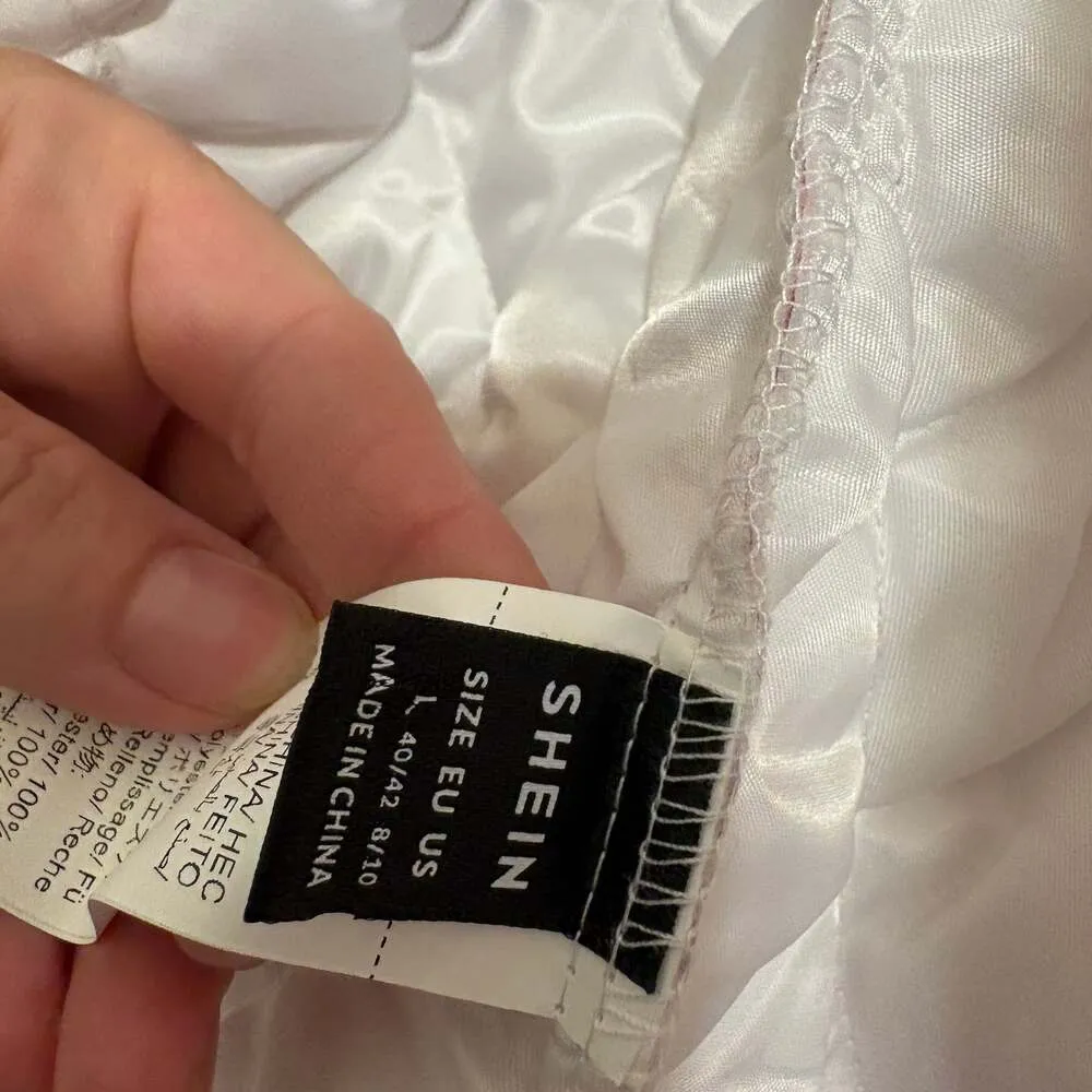 Colorful Floral Quilted Cropped Jacket boho garden party - Image 4