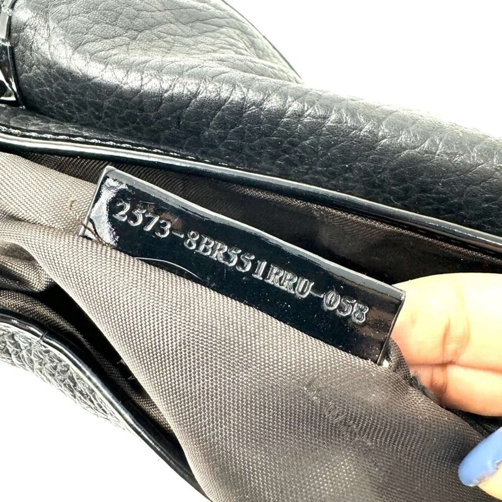 Fendi B. Bis Vintage Black Leather Flap Shoulder Bag - Image 8