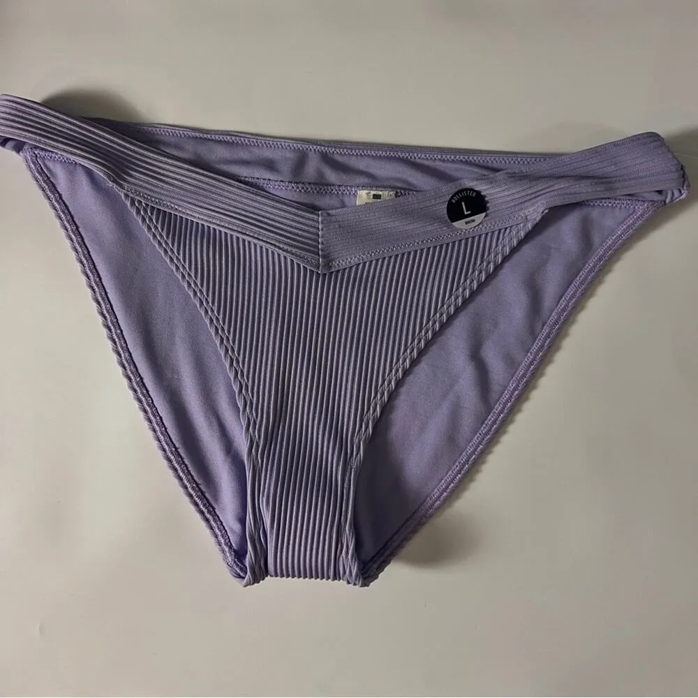 Hollister Women’s Swim Purple Lavender Bikini Bottom Sz L NWT - Image 12