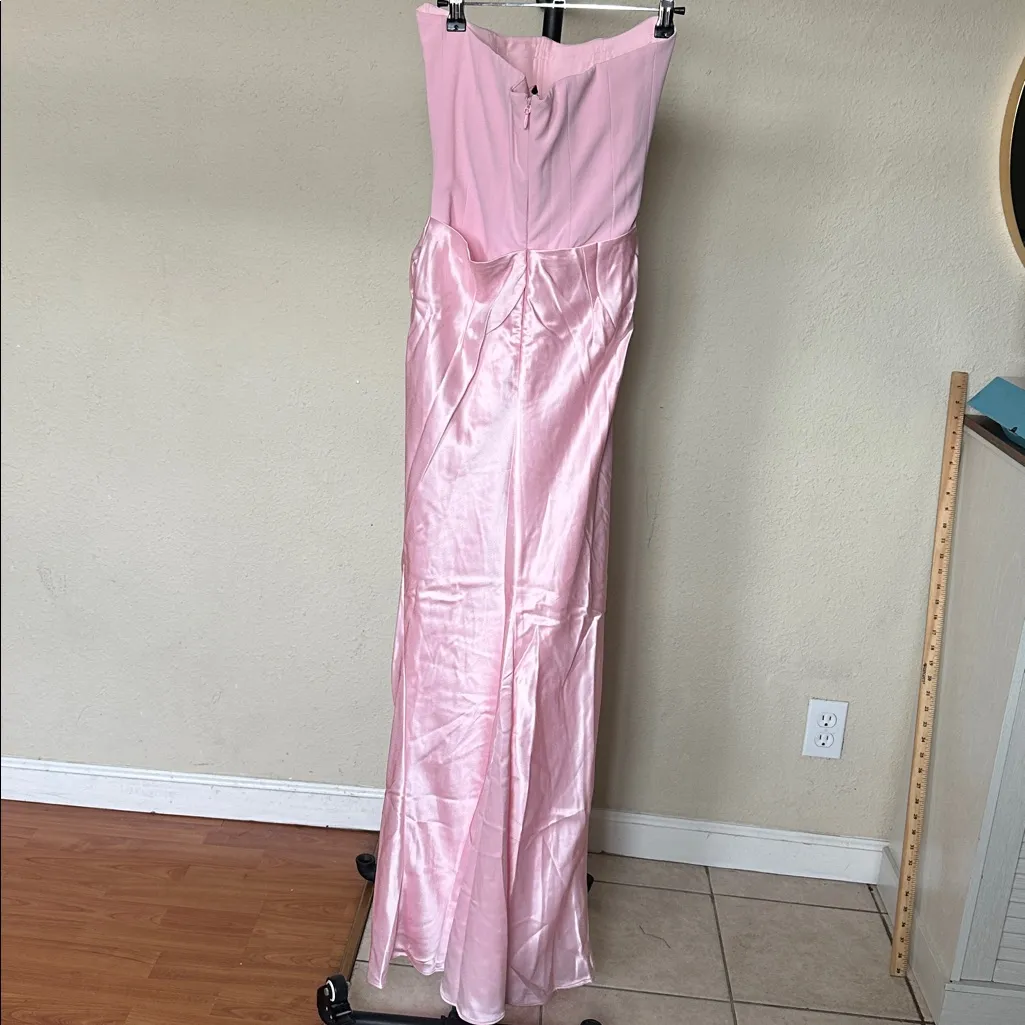 HOUSE OF CB XS A-C 'Persephone' Rose‎ Shadow Strapless Corset Maxi NWOT - Image 4