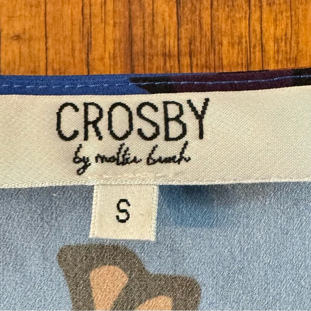 Crosby by Mollie Burch Jardin Floral Oversized Blouse- Small - Image 3