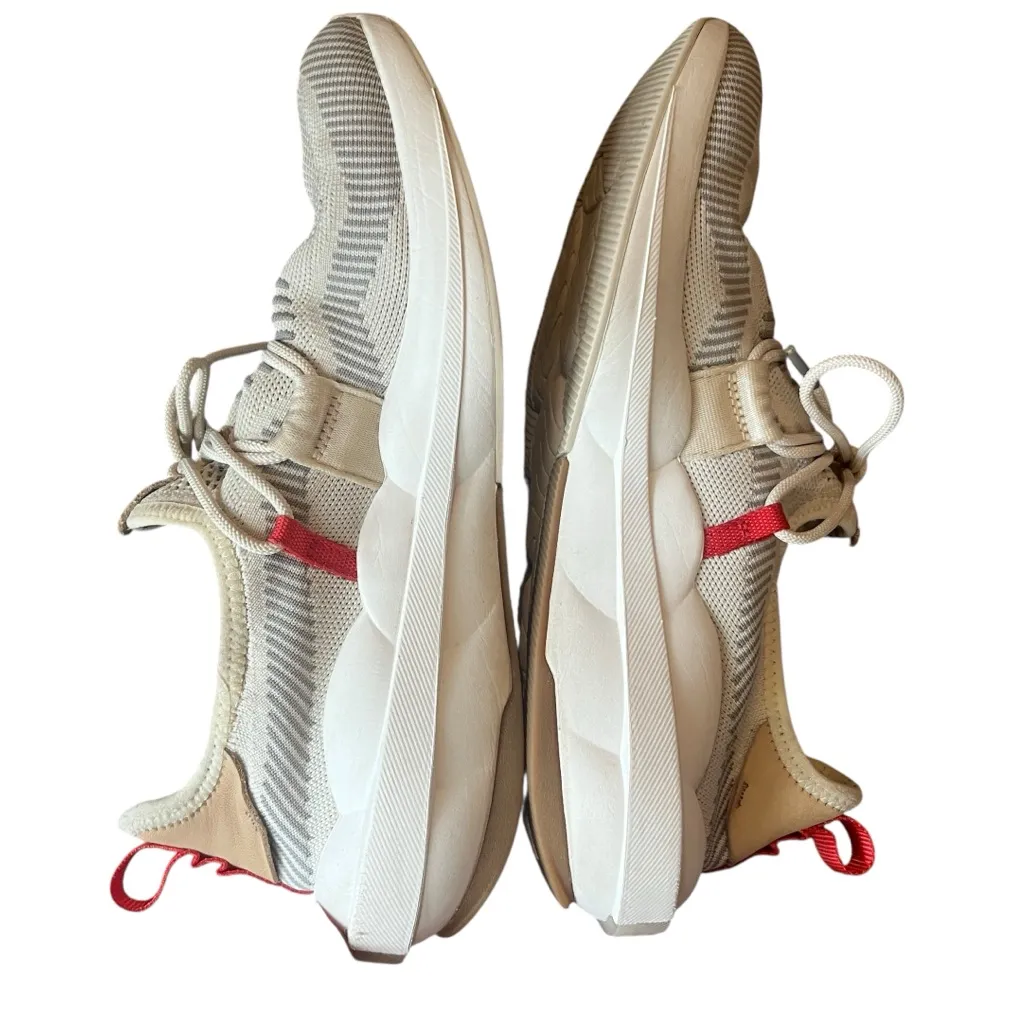 Sorel Explorer Defy Low Sneaker Chalk Sea Salt Beige Athletic Shoes Womens 9.5 - Image 4