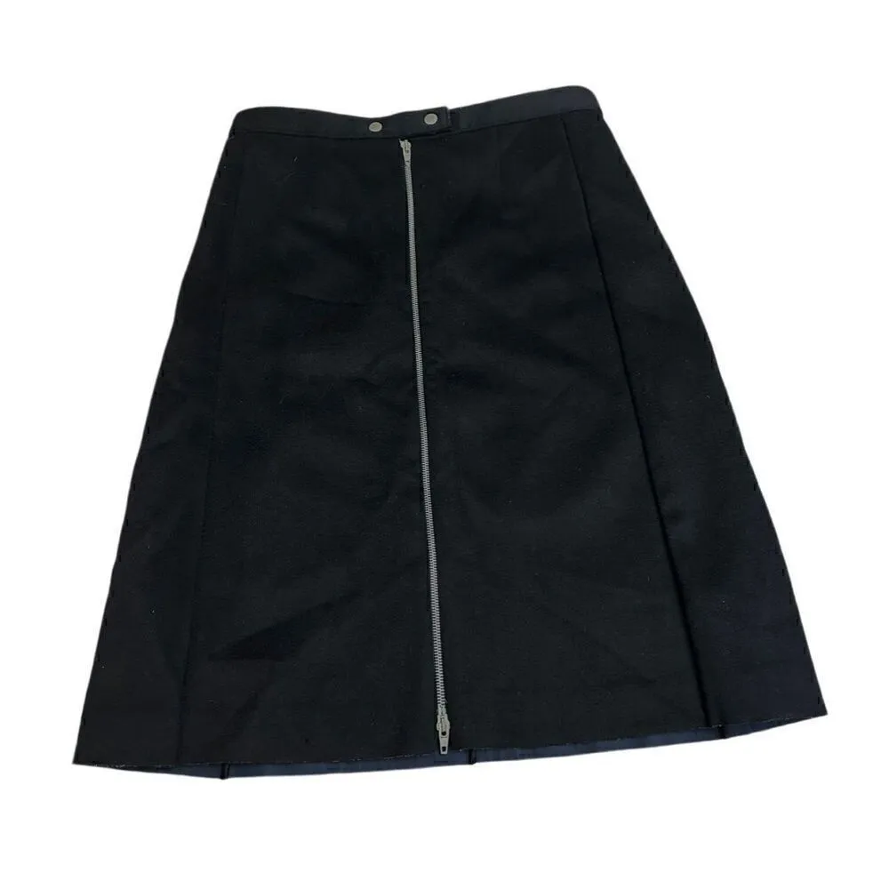CELINE Paris Modele Depose Wool 90% , Cashmere 10% Midi Skirt Size: EU 40, US M - Image 2