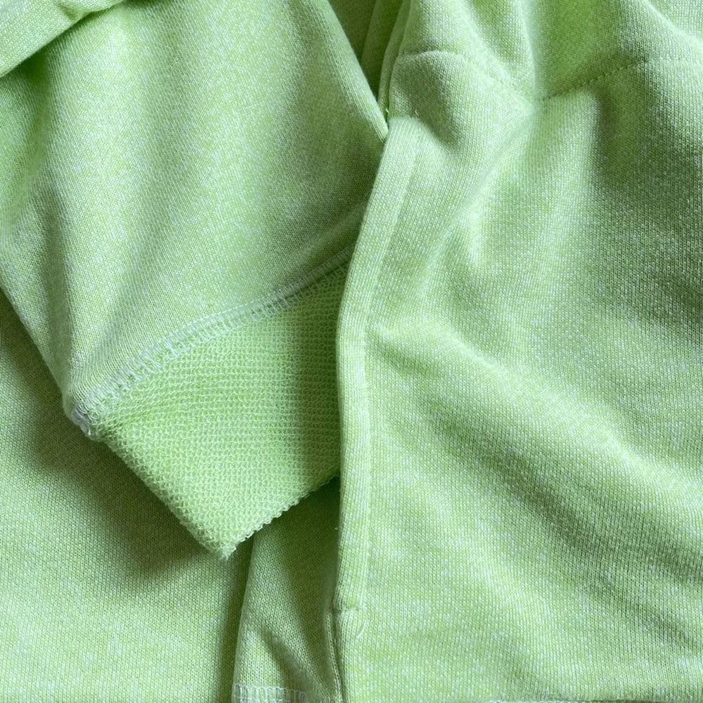 Steve Madden  Neon Yellow Sweatshirt Hoodie Pullover w/ Kangaroo Pocket XXL NEW - Image 6